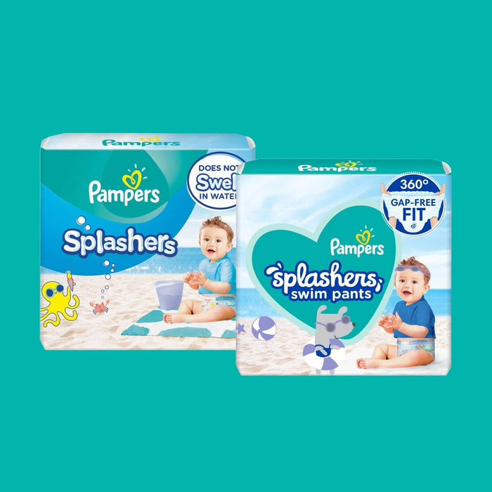 Pampers Splashers Disposable Swim Pants - Size M (18ct)