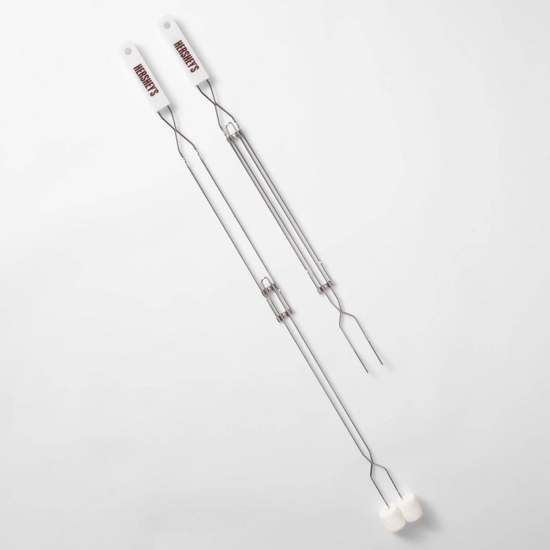 Hershey's 2pk Extension Fork Grill Tools - Silver (LOCAL PICKUP ONLY)