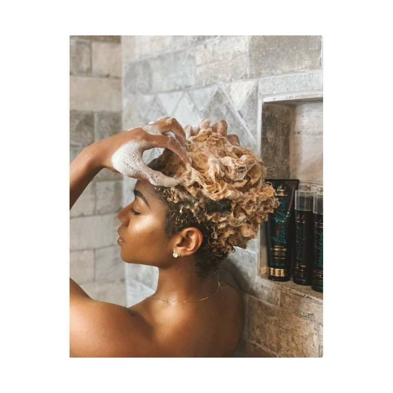 My Black is Beautiful Leave In Conditioner - Sulfate Free Conditioning Cream for Coily Hair with Coconut Oil, Honey & Turmeric - 6.3 fl oz