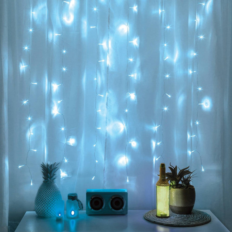 5' x 3.5' LED Curtain String Light Cool White - West & Arrow