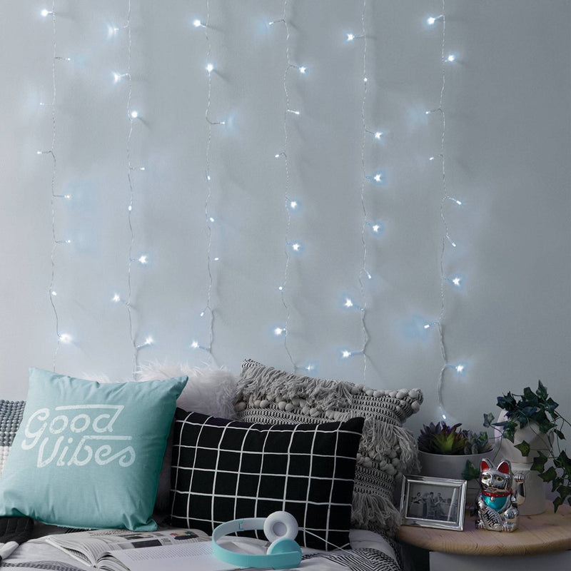 5' x 3.5' LED Curtain String Light Cool White - West & Arrow