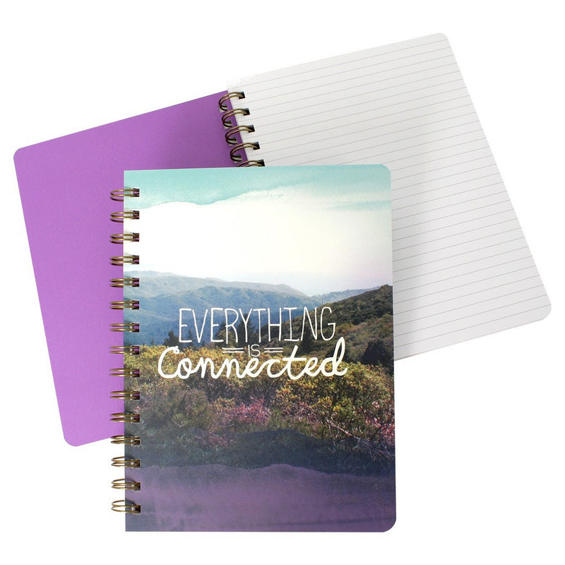 Spiral Notebook 1 Subject College Ruled Inspired Landscape (Designs May Vary) - Green Inspired