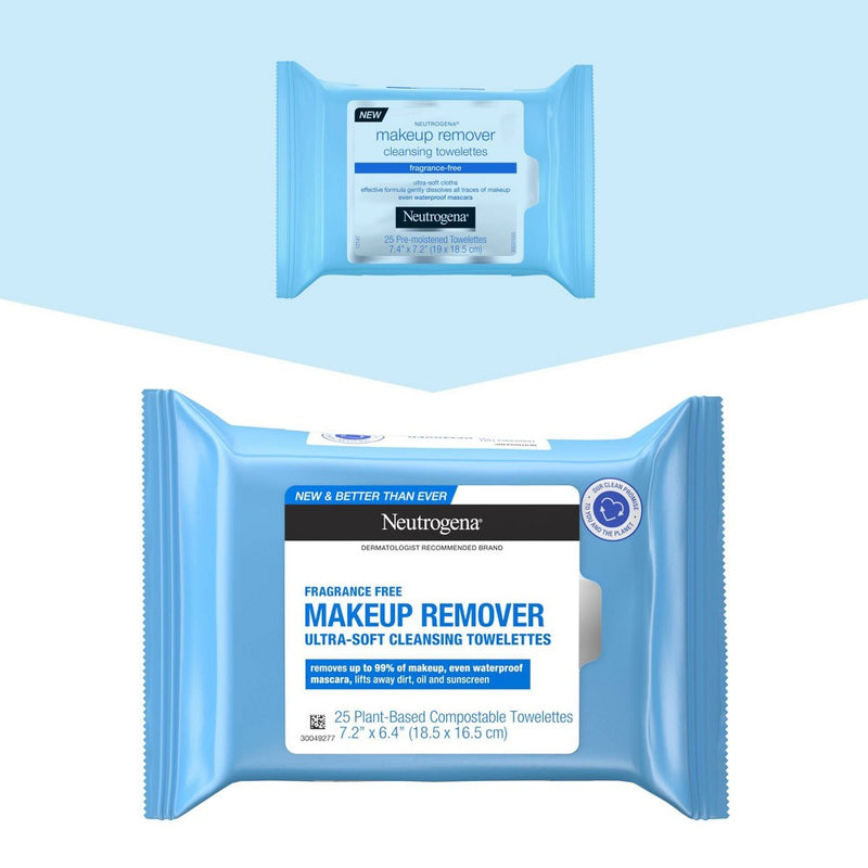 Neutrogena Fragrance-Free Makeup Remover Cleansing Wipes - 25ct