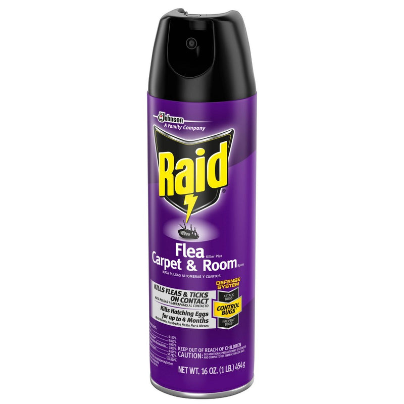 Raid Flea Killer Plus Carpet & Room Spray - 16oz