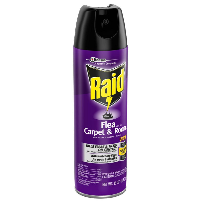Raid Flea Killer Plus Carpet & Room Spray - 16oz