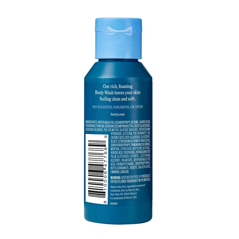 Harry's Stone Body Wash - Trial Size - 3.4 fl oz