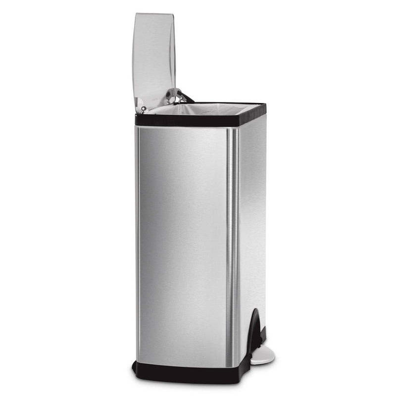 simplehuman 50L Rectangular Step Trash Can Brushed Stainless Steel (LOCAL PICKUP ONLY)