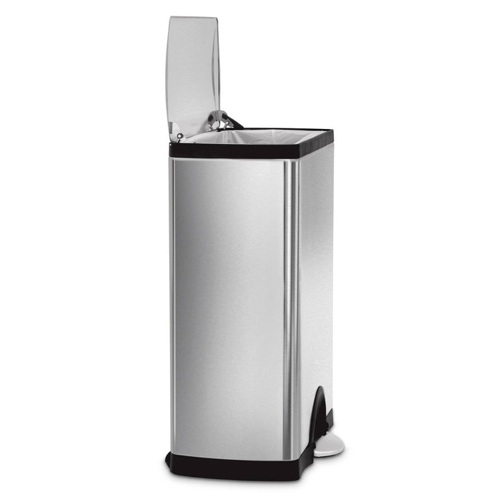 simplehuman 50L Rectangular Step Trash Can Brushed Stainless Steel (LOCAL PICKUP ONLY)