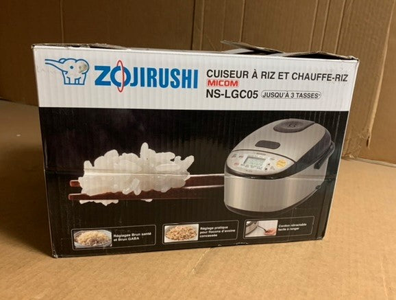 Zojirushi NS-LGC05 Micom Rice Cooker and Warmer, 3 cup *OPEN BOX - SEE DETAILS*