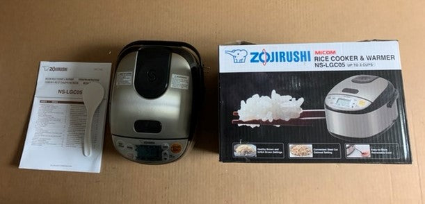 Zojirushi NS-LGC05 Micom Rice Cooker and Warmer, 3 cup *OPEN BOX - SEE DETAILS*