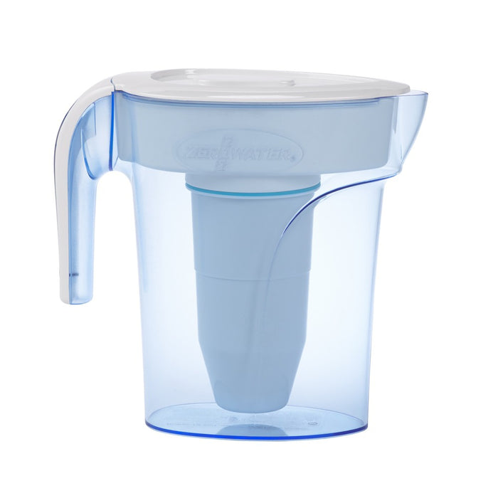 ZeroWater 7 Cup Pitcher with Ready-Pour + Free Water Quality Meter