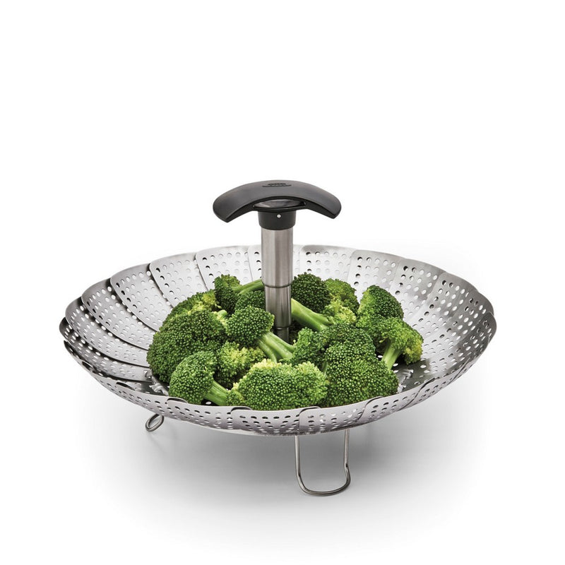 OXO Stainless Steel Steamer with Extendable Handle
