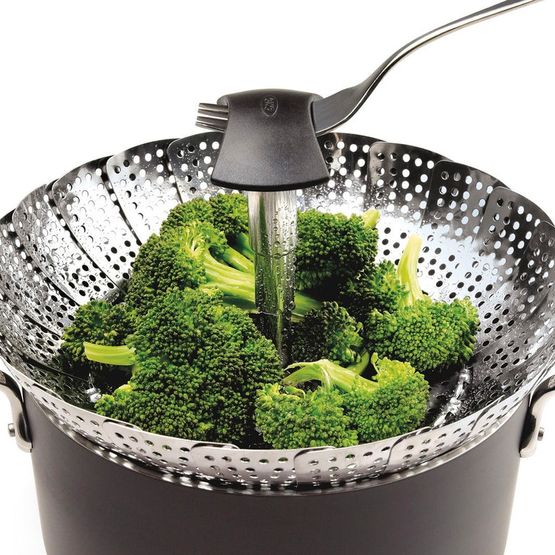 OXO Stainless Steel Steamer with Extendable Handle