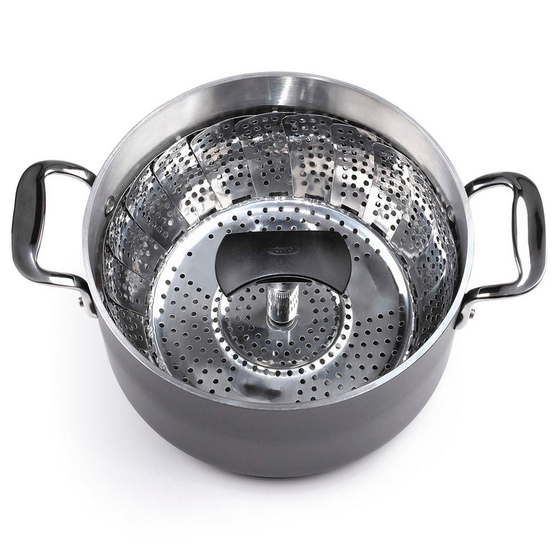 OXO Stainless Steel Steamer with Extendable Handle