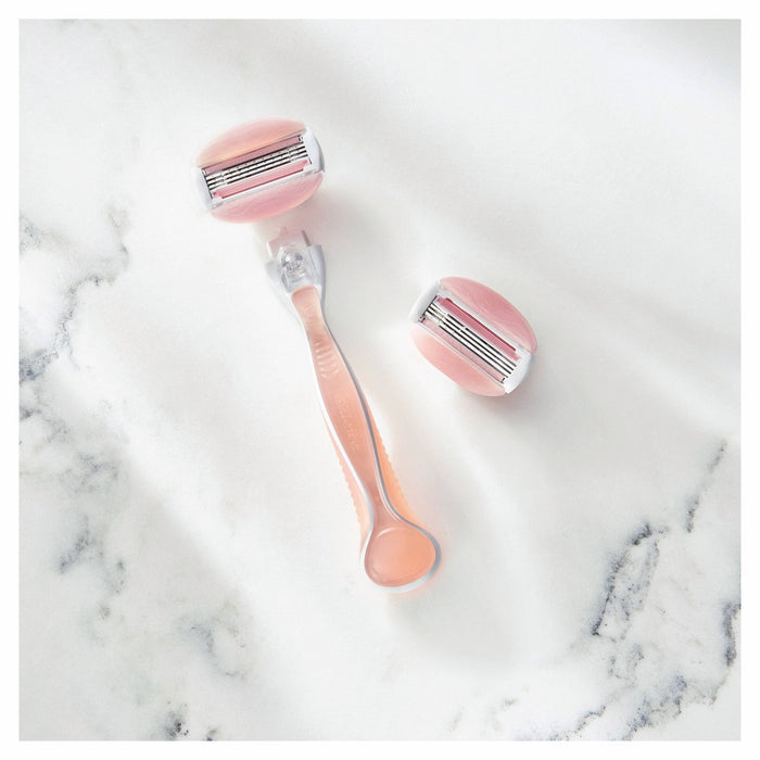 Venus Comfortglide White Tea Women's Razor + 2 Razor Blade Refills