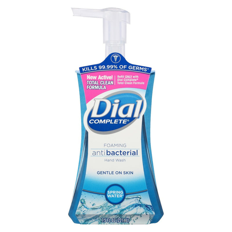 Dial Complete Spring Water Foaming Antibacterial Hand Wash - Blue - 7.5 fl oz