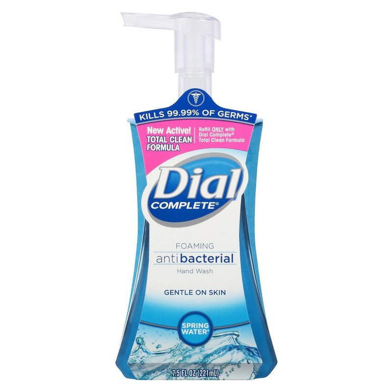 Dial Complete Spring Water Foaming Antibacterial Hand Wash - Blue - 7.5 fl oz