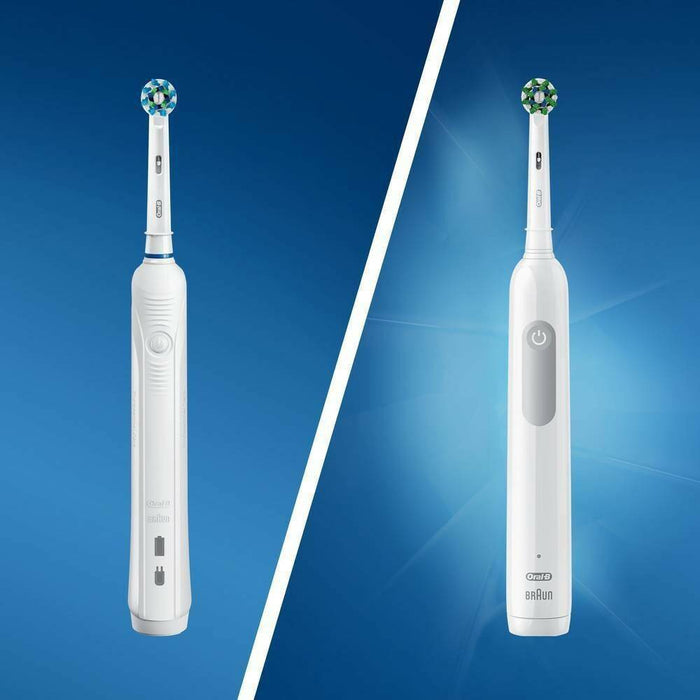 Oral-B Pro 1000 Cross Action Electric Toothbrush Powered by Braun - White