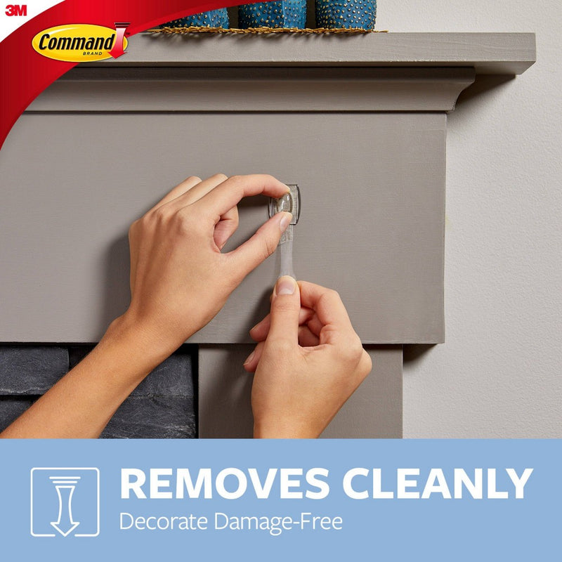 Command 6 Hooks 8 Strips Mini Clear Decorative Hooks