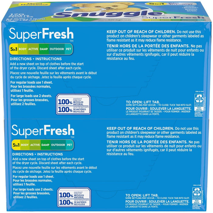 Snuggle Plus SuperFresh Original Fabric Softener Dryer Sheets - 340ct*