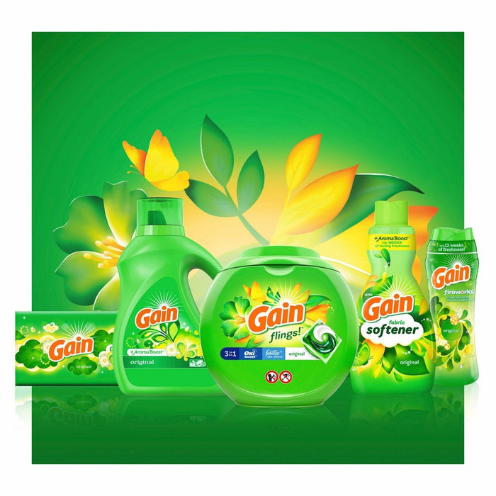 Gain flings! Laundry Detergent Pacs - Original - 76oz/112ct