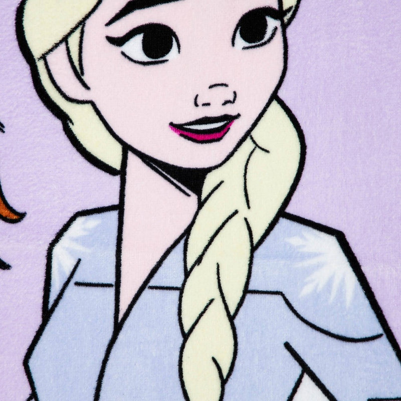Frozen Beach Towel Purple