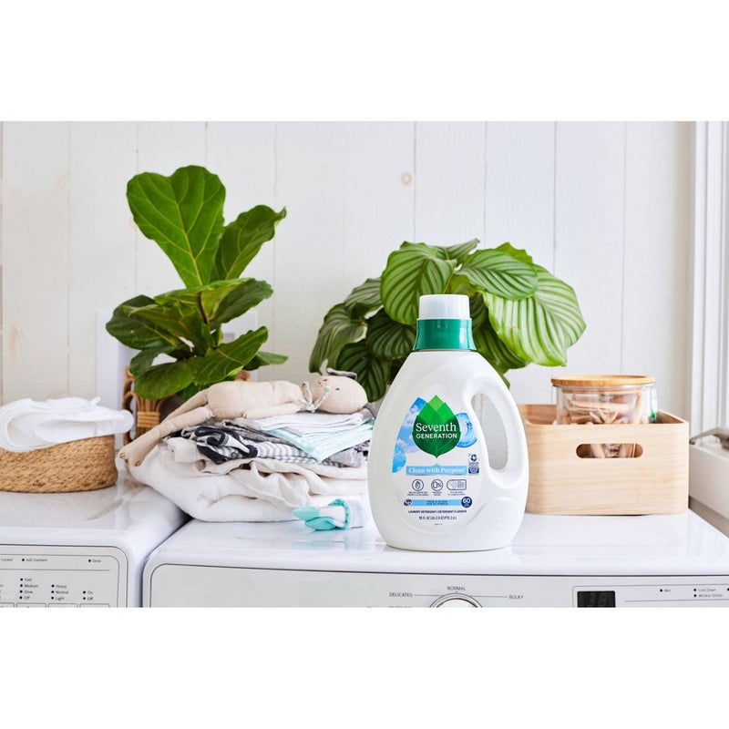 Seventh Generation Liquid Laundry Detergent - Free & Clear - 90 fl oz/60 Loads
