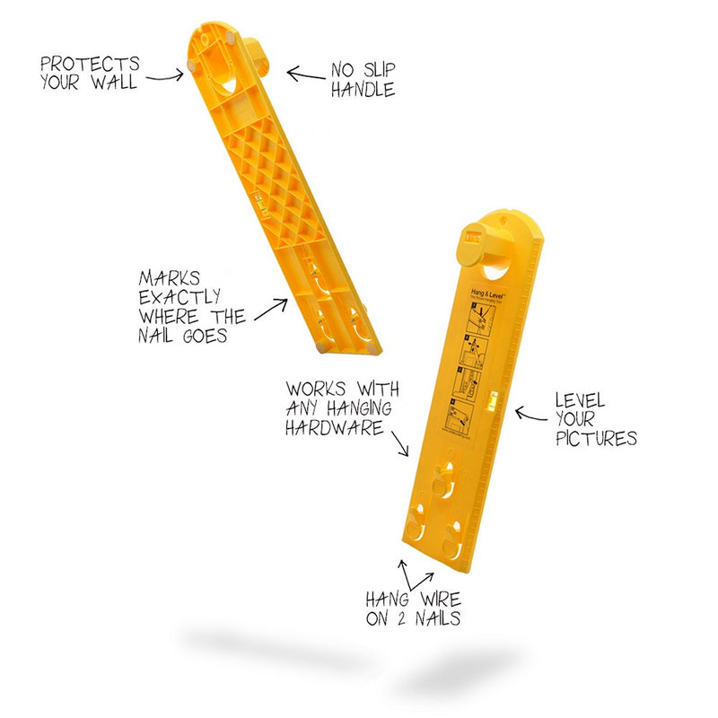 Under the Roof Decorating Hang & Level The Picture Hanging Tool