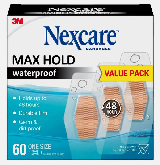 Nexcare Max Hold All One Size - 60ct