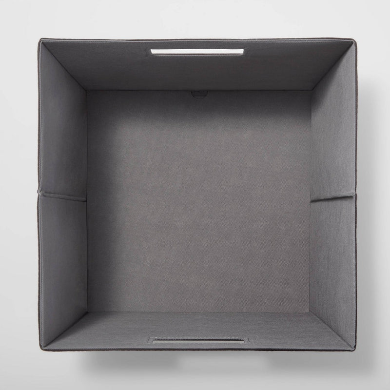 13" x 13" Fabric Bin Black - Brightroom™