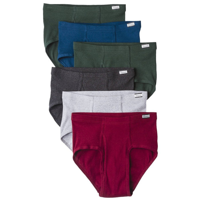 Hanes Men's 6pk Comfort Soft Waistband Mid-Rise Briefs - Colors May Vary M