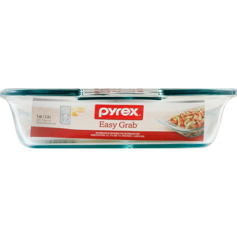 Pyrex 3qt Oblong Glass Baking Dish