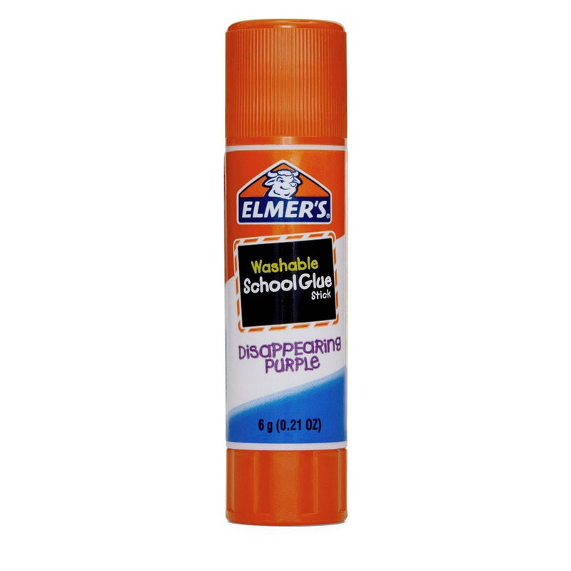 Elmer's 6pk Washable School Glue Sticks - Disappearing Purple