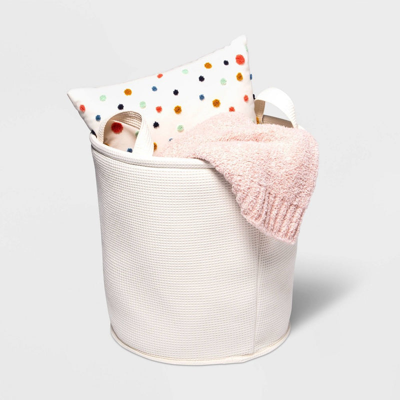 Extra Large Waffle Storage Basket Cream - Pillowfort™