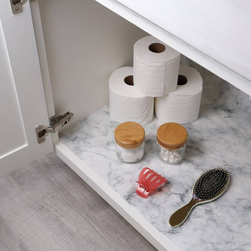 Con-Tact 24" x 4' Under Sink Mat Carrara Marble (LOCAL PICKUP ONLY)