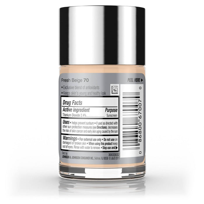 Neutrogena Healthy Skin Liquid Makeup Broad Spectrum SPF 20 - 70 Fresh Beige - 1 fl oz