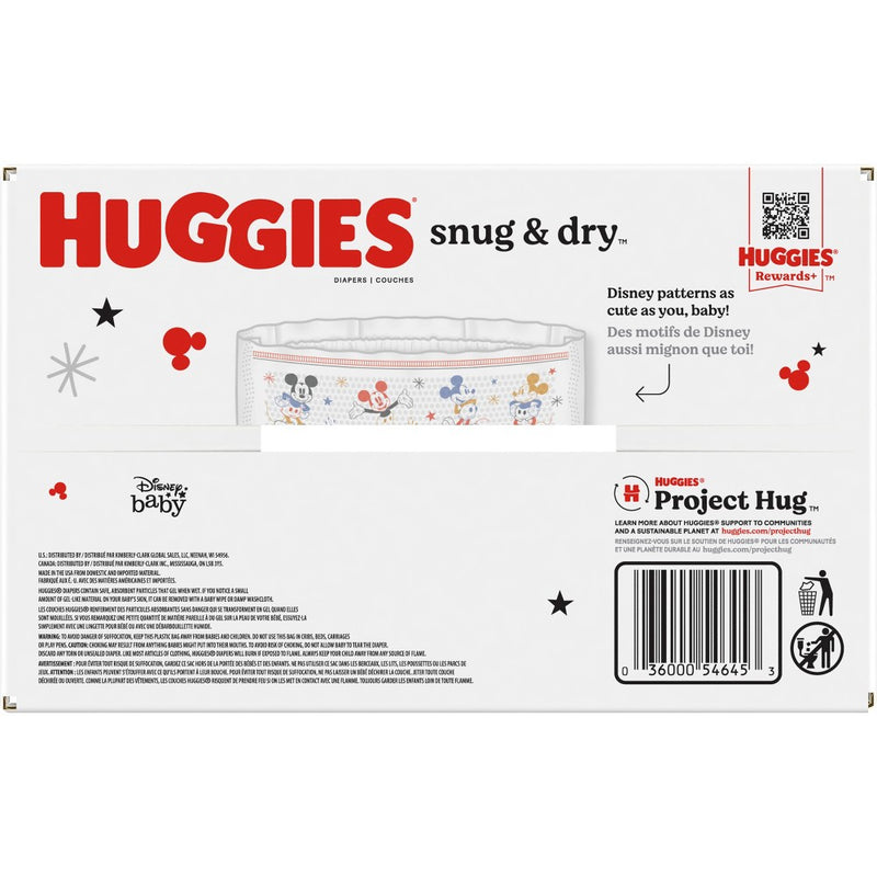 Huggies Snug & Dry Baby Disposable Diapers Super Pack - Size 1 - 108ct-