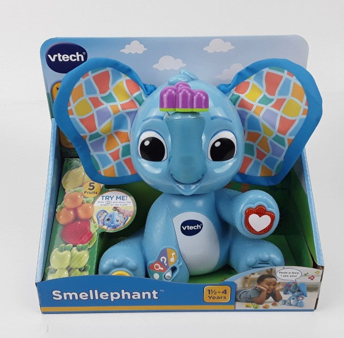 VTech Smellephant with Magical Trunk and Peek-a-Boo Flapping Ears , Blue