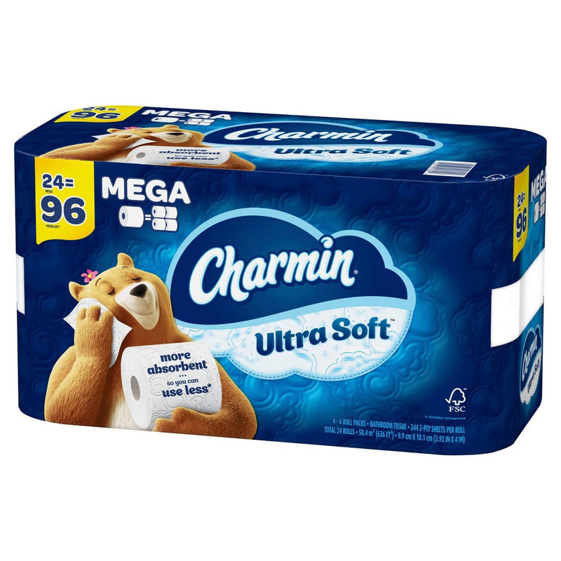 Charmin Ultra Soft Toilet Paper - 24 Mega Rolls (LOCAL PICKUP ONLY)