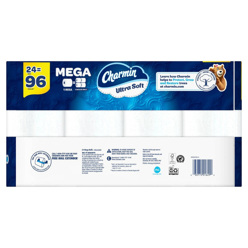 Charmin Ultra Soft Toilet Paper - 24 Mega Rolls (LOCAL PICKUP ONLY)