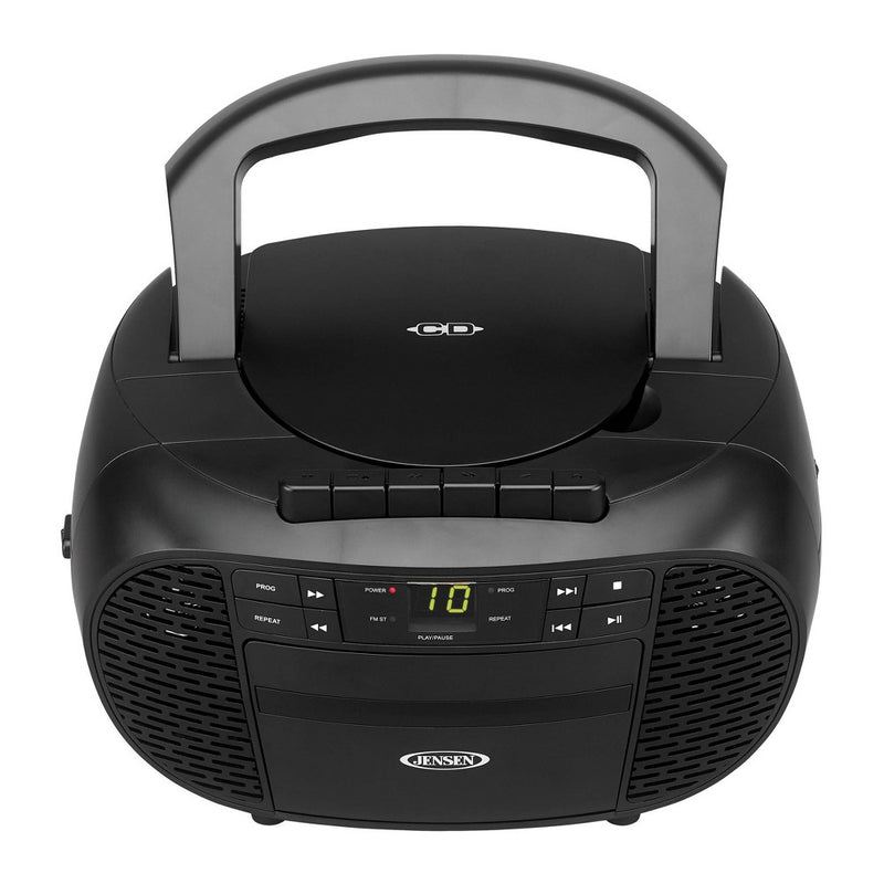 JENSEN Portable Stereo CD Cassette Recorder with AM/FM Radio (CD-550)