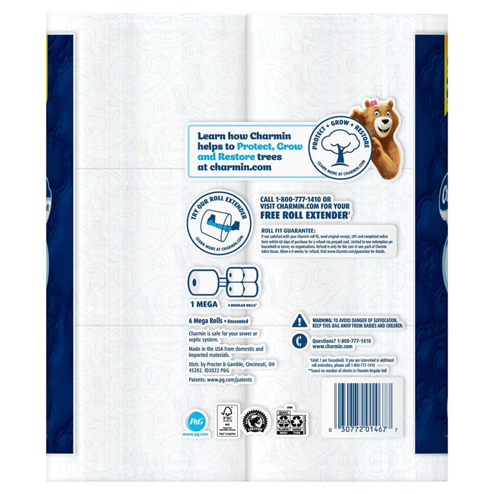 Charmin Ultra Soft Toilet Paper - 6 Mega Rolls