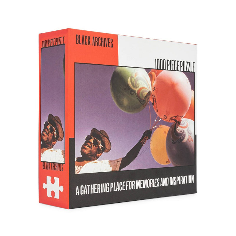 Big G Creative Black Archives: Man with Balloons Jigsaw Puzzle - 1000pc
