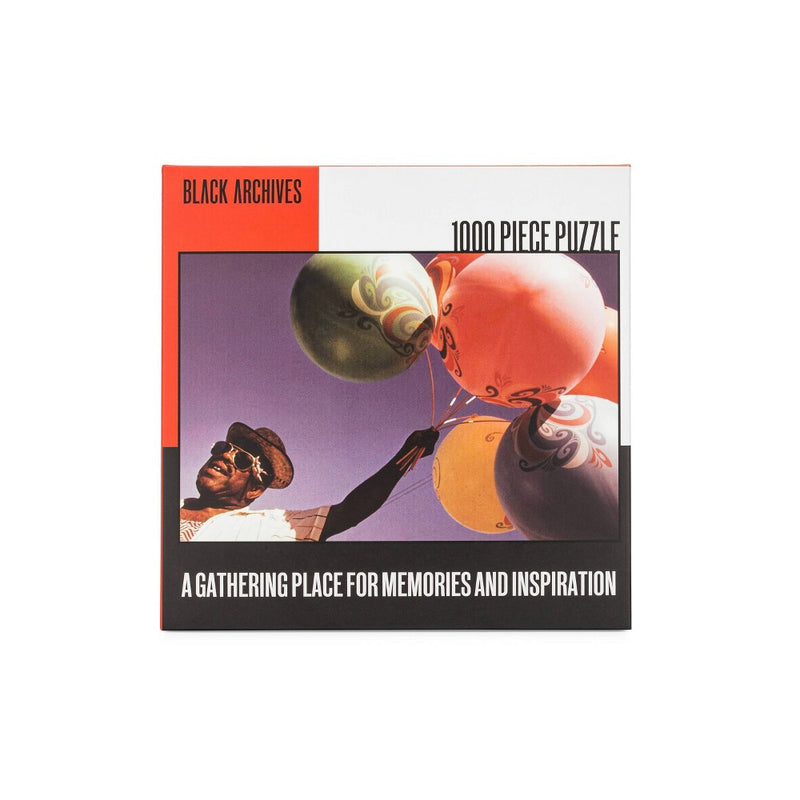 Big G Creative Black Archives: Man with Balloons Jigsaw Puzzle - 1000pc