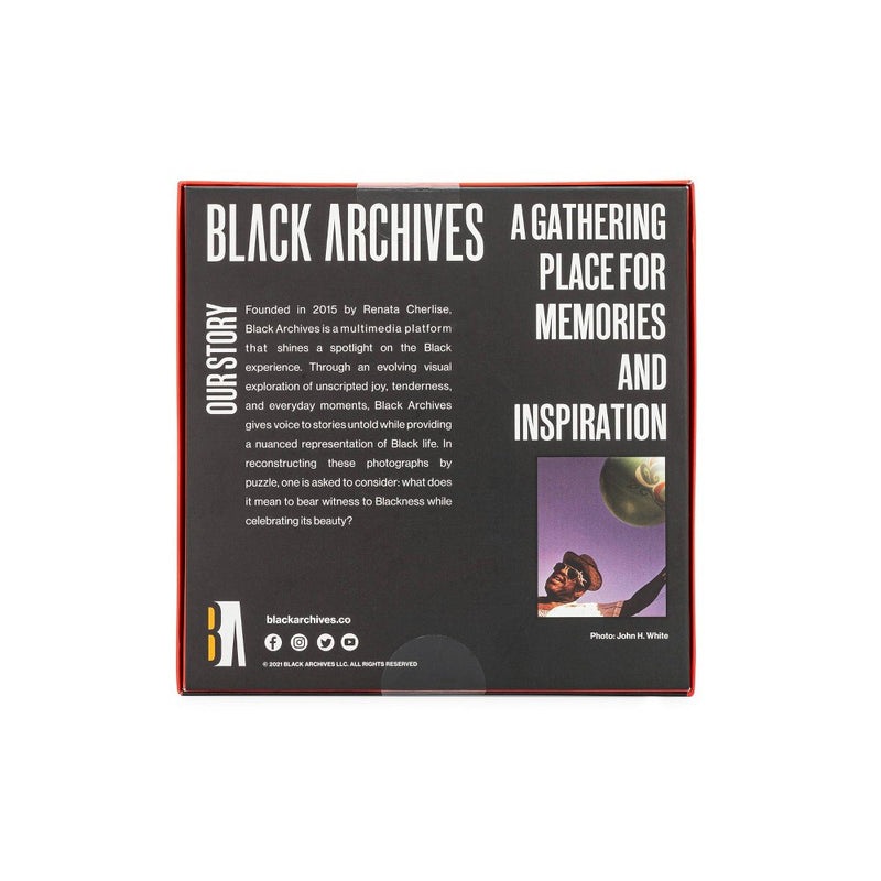 Big G Creative Black Archives: Man with Balloons Jigsaw Puzzle - 1000pc