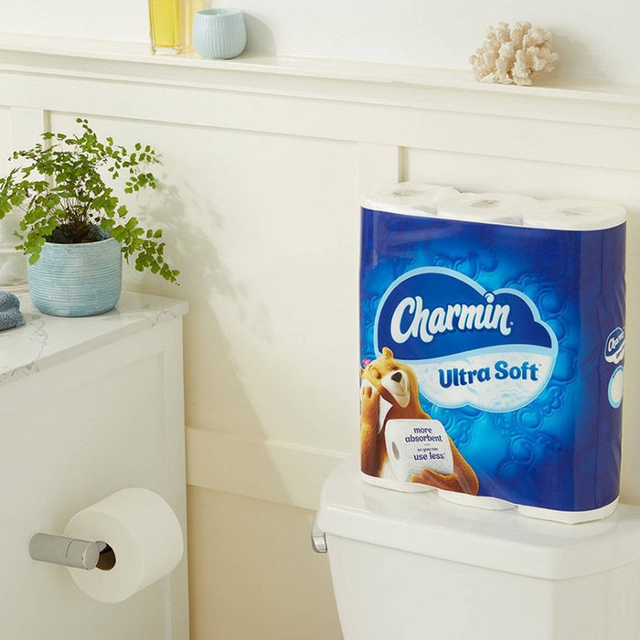Charmin Ultra Soft Toilet Paper - 12 Super Mega Rolls