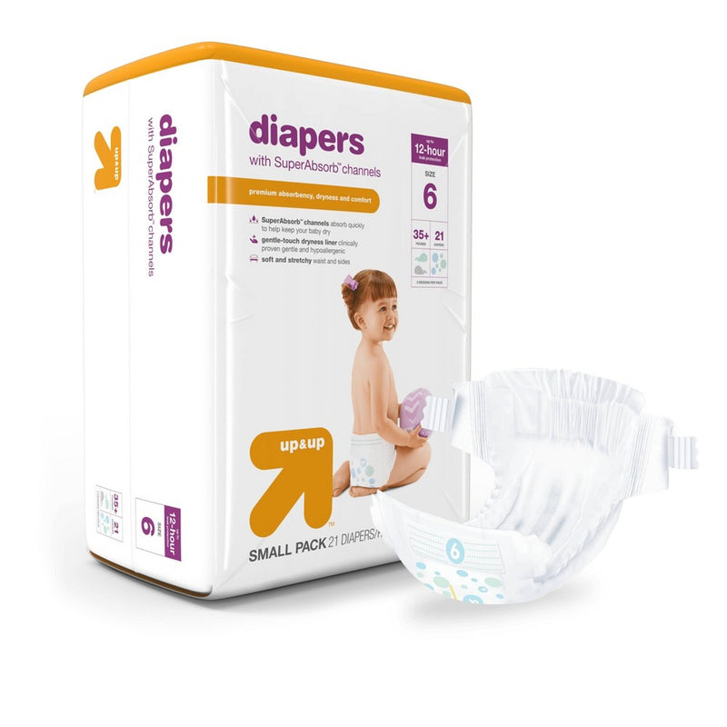 Diapers Small Pack - Size 6 21ct - up & up™