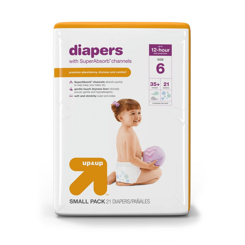 Diapers Small Pack - Size 6 21ct - up & up™