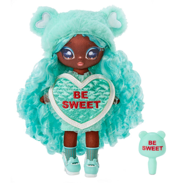 Na! Na! Na! Surprise Sweetest Hearts Cynthia Sweets Mint Heart Bear Stuffed Doll