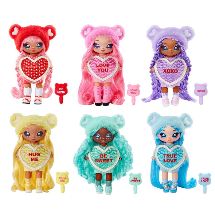 Na! Na! Na! Surprise Sweetest Hearts Cynthia Sweets Mint Heart Bear Stuffed Doll
